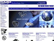 Tablet Screenshot of powersupplies.smp-tech.com
