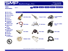 Tablet Screenshot of cableassemblies.smp-tech.com
